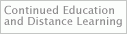 Continuel Education and Distance Learning