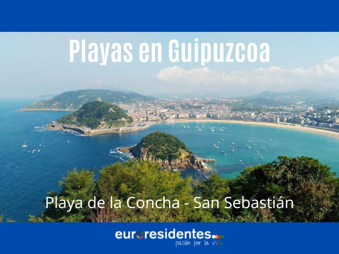 Playas en Guipúzcoa: Playa de la Concha-San Sebastián