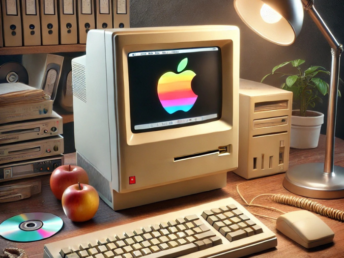 Ordenador Apple de los años 90