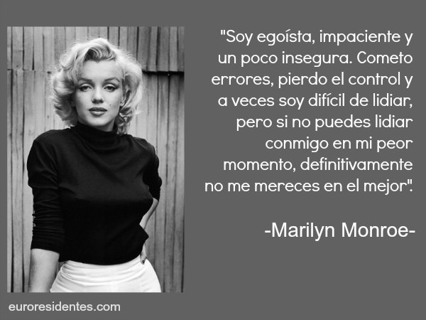 Frases de la inolvidable Marilyn Monroe