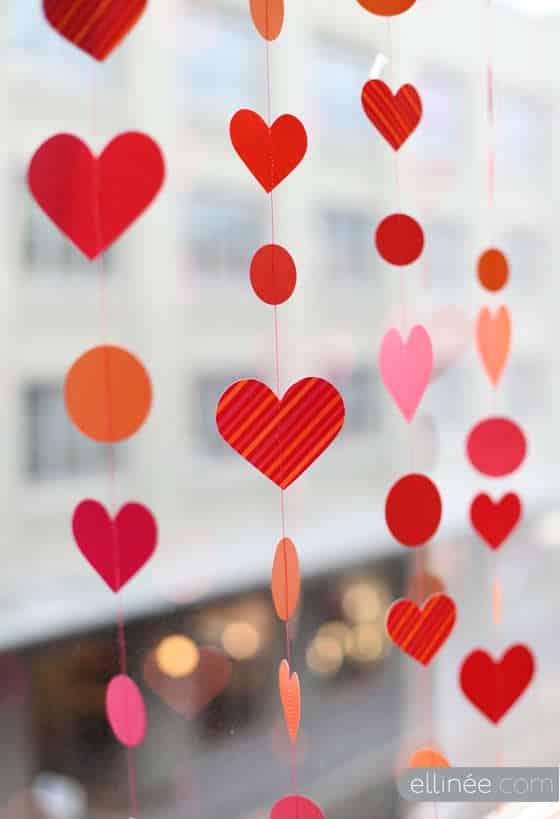 Hoja de actividad: corazones para decorar- Guía de trabajo