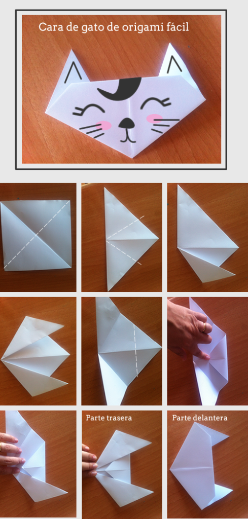 5 figuras fáciles de papiroflexia y origami para hacer con niños