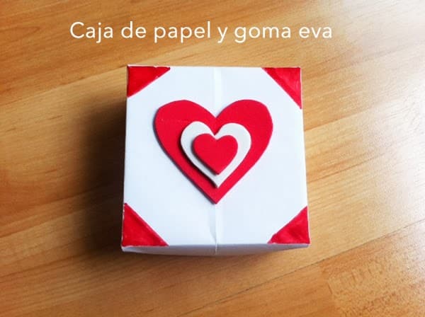 Cómo hacer cajas de regalo fácil Manualidades para San Valentín: 
