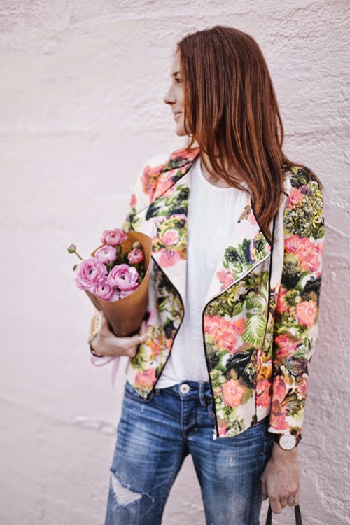 China Soleado pasado 12 looks con chaquetas de flores - Moda y estilo
