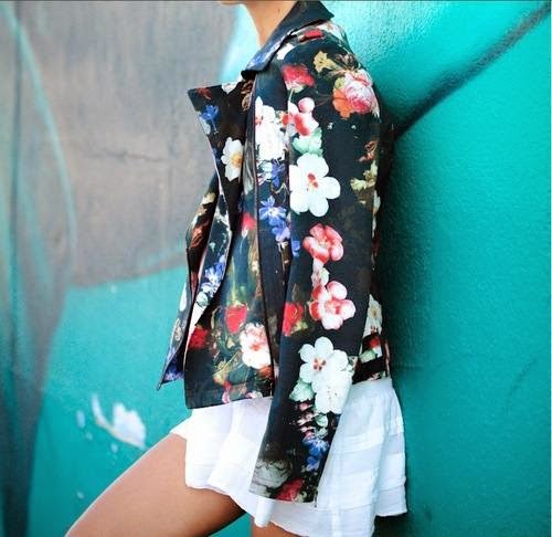 China Soleado pasado 12 looks con chaquetas de flores - Moda y estilo