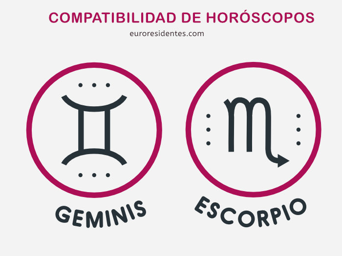 Compatibilidad Géminis y Escorpio