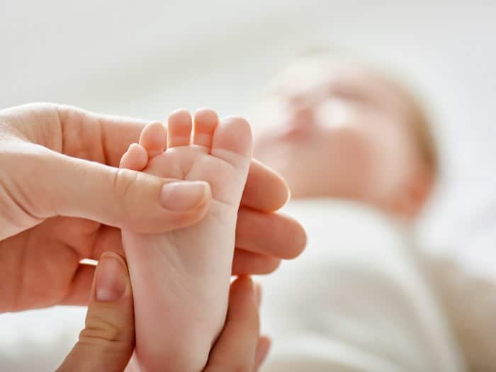 La prueba del talón en los recién nacidos